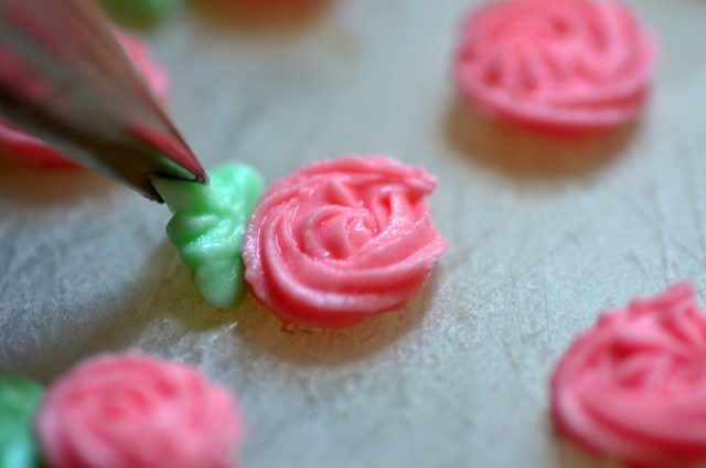 Decoración de galletas I (flores con Glasé Real)