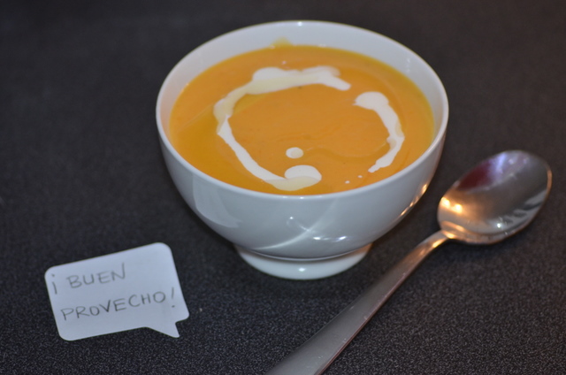Crema de calabaza exprés
