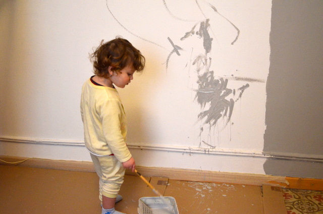 Pintando